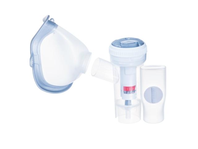 Flaem Neb Kit Zestaw do nebulizacji nebulizator RF9 z ustnikiem i dużą maską interakcje ulotka zestaw  1 op.