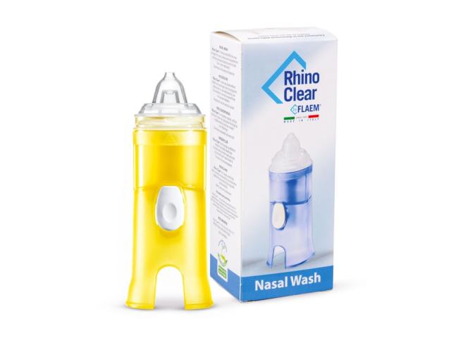 Flaem Rhino Clear Nebulizator żółty interakcje ulotka urządzenie 1 szt.