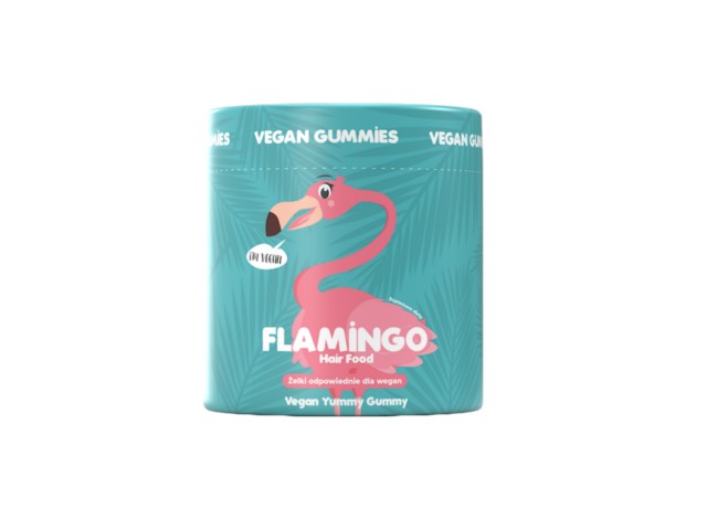 Flamingo Hair Food Vegan Yummy Gummy interakcje ulotka żelki - 300 g