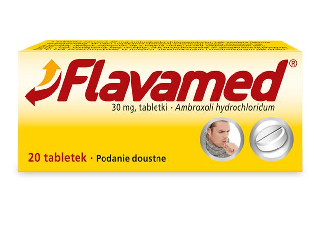 Flavamed interakcje ulotka tabletki 30 mg 20 tabl. (2x10)