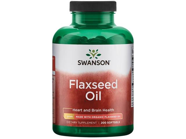 Flaxseed Oil Olej z siemienia lnianego interakcje ulotka kapsułki - 200 kaps.