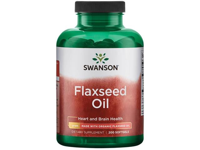 Flaxseed Oil Olej z siemienia lnianego interakcje ulotka kapsułki  200 kaps.