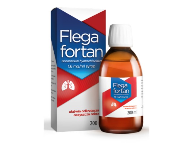 Flegafortan interakcje ulotka syrop 1,6 mg/ml 200 ml | butelka