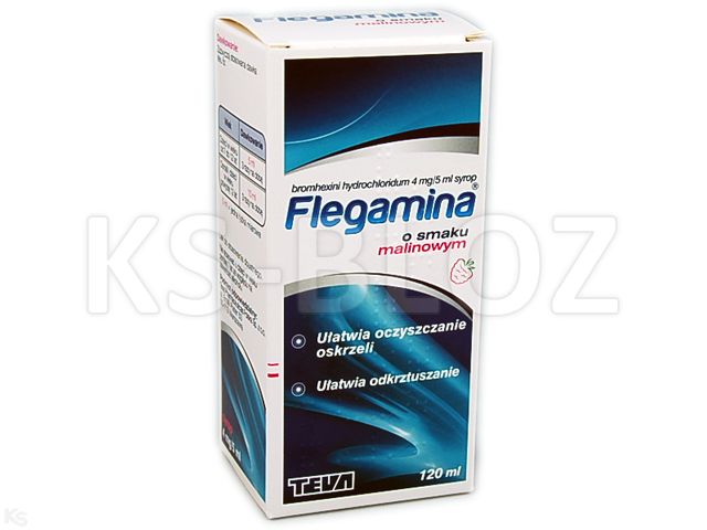 Flegamina Classic o smaku malinowym interakcje ulotka syrop 4 mg/5ml 120 ml | butelka