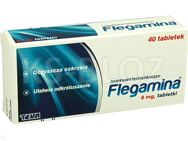 Flegamina interakcje ulotka tabletki 8 mg 40 tabl. (blist.)