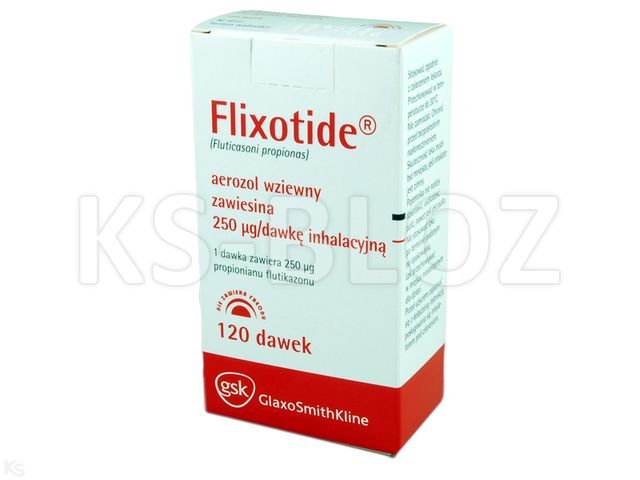 Flixotide interakcje ulotka aerozol wziewny, zawiesina 250 mcg/daw. 