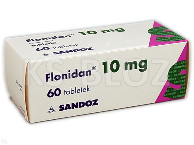 Flonidan interakcje ulotka tabletki 10 mg 60 tabl. | 6 blist.po 10 szt.