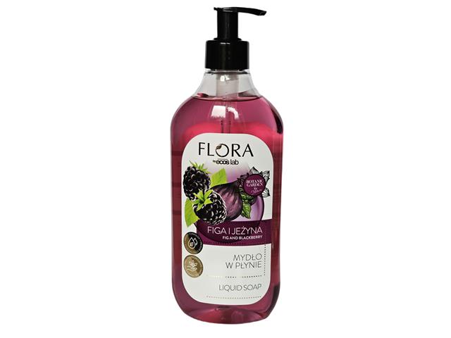 Flora By Ecos Lab Mydło w płynie figa i jeżyna interakcje ulotka mydło płynne  500 ml (but.)