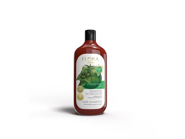 Flora By Ecos Lab Szampon do mycia włosów pokrzywa interakcje ulotka szampon  500 ml