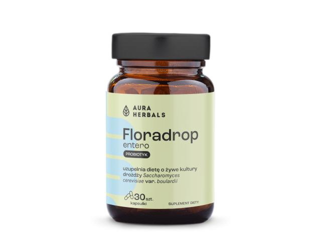 Floradrop Entero Probiotyk interakcje ulotka kapsułki 30 kaps.