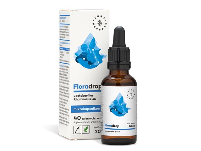 Floradrop Lactobacillus Rhamnosus Gg interakcje ulotka krople - 20 ml