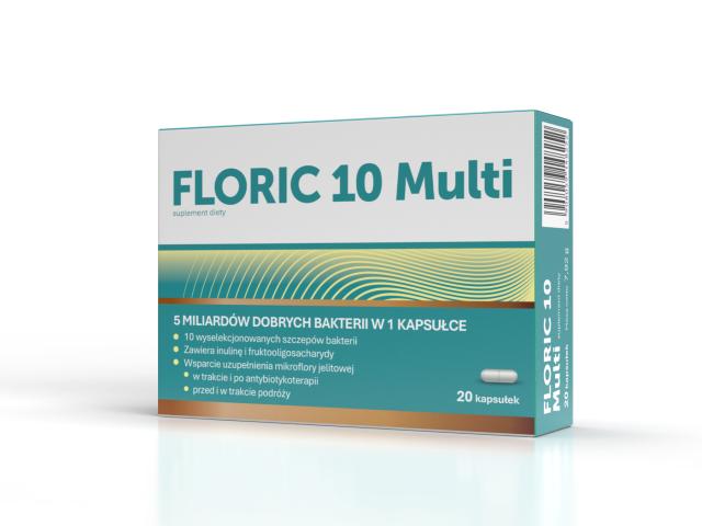 Floric 10 Multi interakcje ulotka kapsułki 20 kaps.