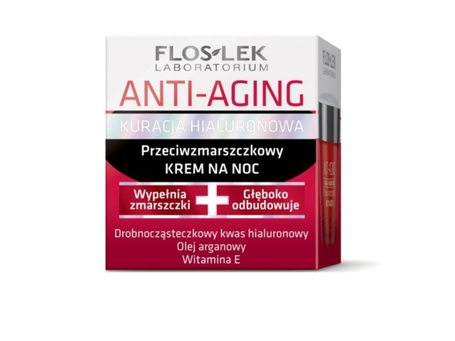 Flos-Lek Anti-Aging Krem przeciwzmarszczkowy na noc interakcje ulotka krem  50 ml