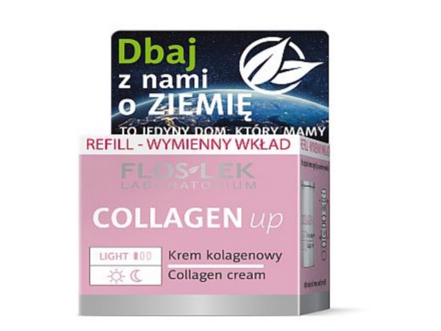 FLOS-LEK COLLAGEN up Krem kolagenowy interakcje ulotka krem  50 ml | wkład