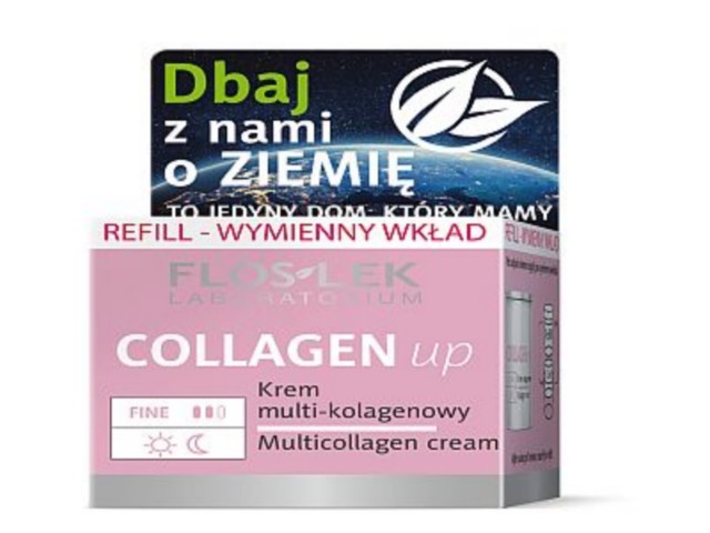 Flos-Lek Collagen Up Krem multi-kolagenowy refill interakcje ulotka krem - 50 ml (wkład)