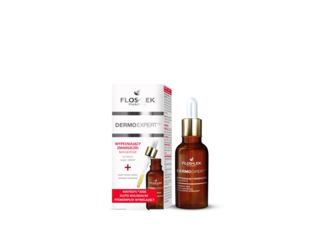 Flos-Lek Dermo Expert Koncentrat wypełniający zmarszczki interakcje ulotka koncentrat - 30 ml