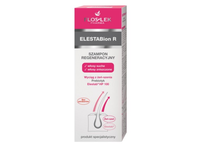 Flos-Lek Elestabion R Szampon do mycia włosów regenerujący do włosów suchych, zniszczonych interakcje ulotka szampon - 150 ml