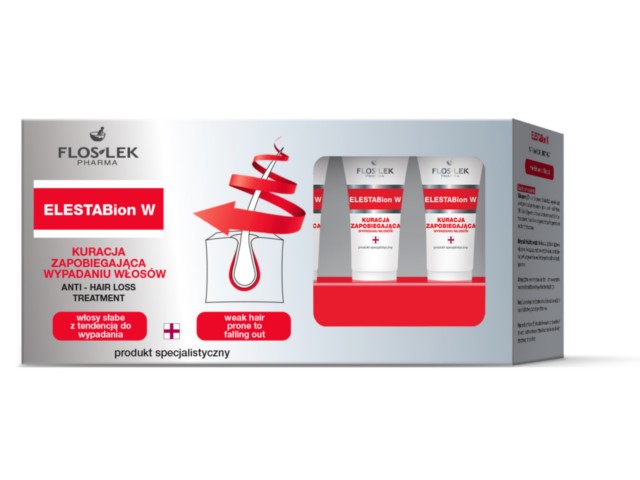 Flos-Lek Elestabion W Kuracja zapobiegająca wypadaniu włosów interakcje ulotka kuracja - 10 amp. po 6 ml