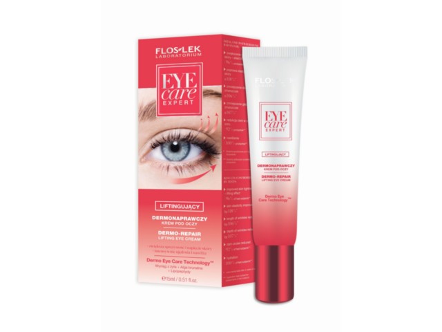Flos-Lek Eye Care Expert Krem liftingujący pod oczy dermonaprawczy interakcje ulotka   15 ml