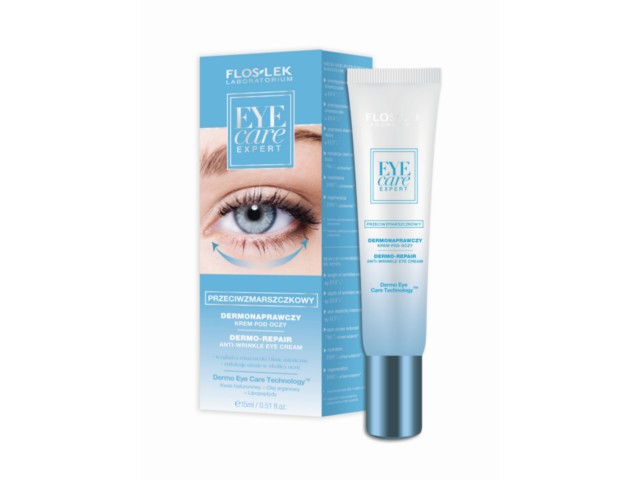 Flos-Lek Eye Care Expert Krem przeciwzmarszczkowy pod oczy dermonaprawczy interakcje ulotka   15 ml