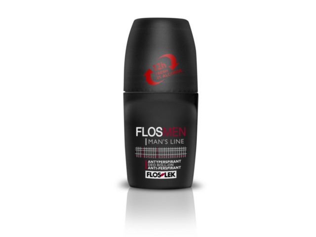 Flos-Lek Flosmen Fresh Dezodorant roll-on antyperspirant interakcje ulotka roll-on - 50 ml