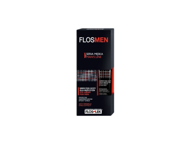 Flos-Lek Flosmen Krem przeciwzmarszczkowy pod oczy dla mężczyzn interakcje ulotka   20 ml | tuba