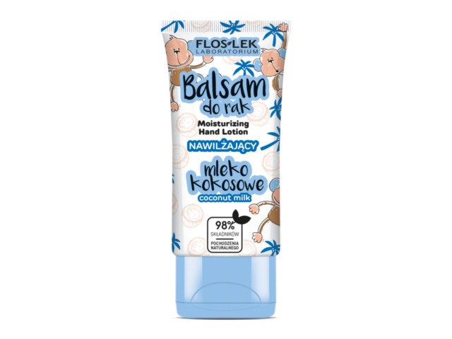 Flos-Lek Hand Care Balsam do rąk nawilżający mleko kokosowe interakcje ulotka balsam  40 ml