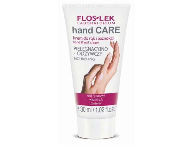 FLOS-LEK HAND CARE Krem d/rąk i paznok.pielęgnacyj.-odżyw. interakcje ulotka   30 ml