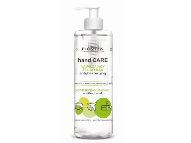 Flos-Lek Hand Care Żel do rąk antybakteryjny nawilżający interakcje ulotka żel - 380 ml