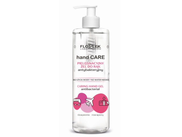 Flos-Lek Hand Care Żel do rąk antybakteryjny pielęgnacyjny interakcje ulotka żel - 380 ml