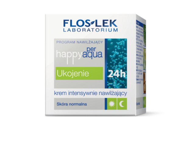 Flos-Lek Happy Per Aqua Krem intensywnie nawilżający na dzień interakcje ulotka krem - 50 ml