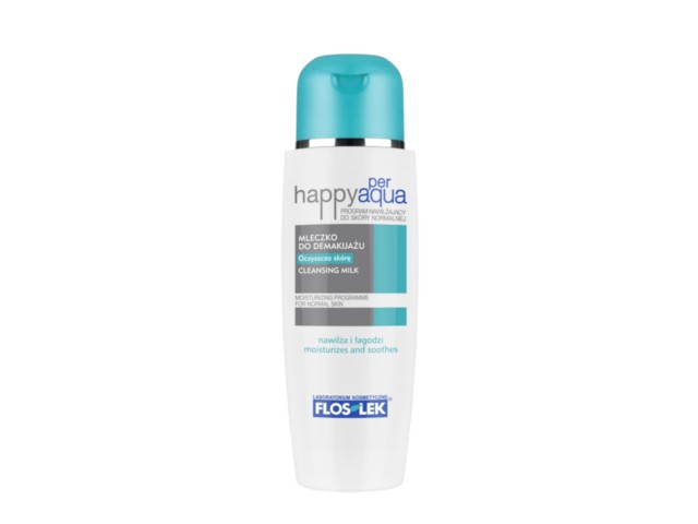 FLOS-LEK HAPPY per AQUA Mleczko d/demakij. interakcje ulotka mleczko  150 ml