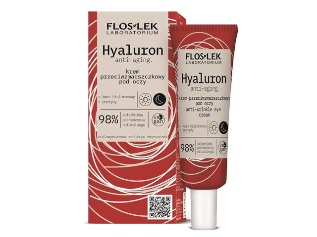 Flos-Lek Hyaluron Anti-Aging Krem przeciwzmarszczkowy pod oczy interakcje ulotka   30 ml