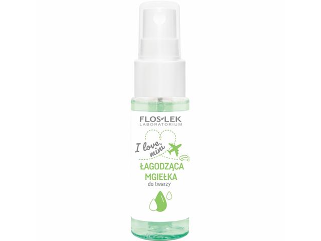 FLOS-LEK I LOVE MINI Łagodząca Mgiełka do twarzy interakcje ulotka mgiełka  30 ml