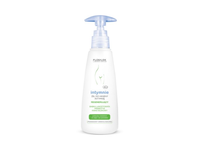 Flos-Lek Intymnie Żel do higieny intymnej regenerujący z babką lancetowatą interakcje ulotka żel - 200 ml