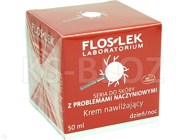 Flos-Lek Krem nawilżający do cery z problemami naczynkowymi interakcje ulotka krem  50 ml