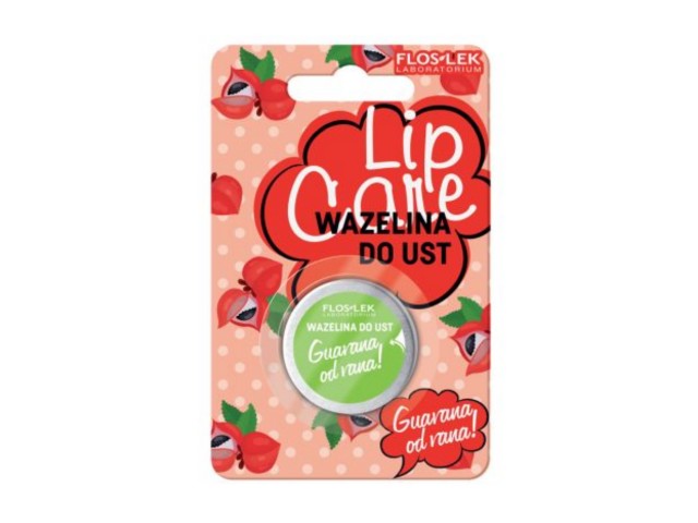 Flos-Lek Lip Care Wazelina do ust guarana od rana interakcje ulotka wazelina - 15 g
