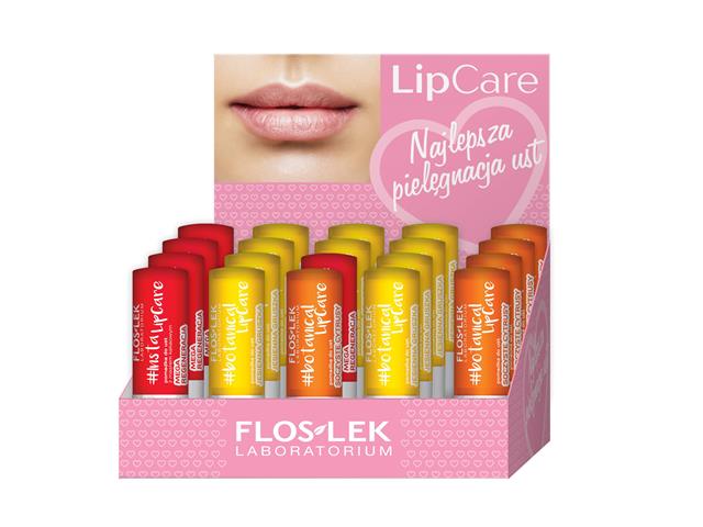 Flos-Lek Lip Care Zestaw Pomadek ochronnych do ust najlepsza pielęgnacja ust interakcje ulotka zestaw - 20 szt.