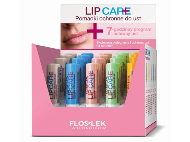 Flos-Lek Lip Care Zestaw pomadek ochronnych interakcje ulotka   1 zest. | 20 szt.
