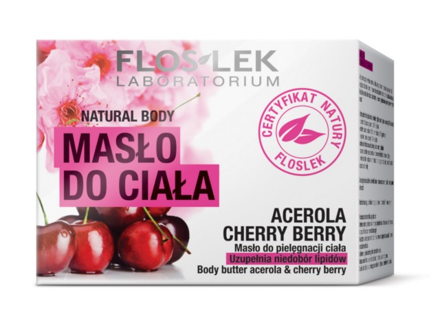 Flos-Lek Masełko do ciała acerola & cherry berry interakcje ulotka masło - 240 ml