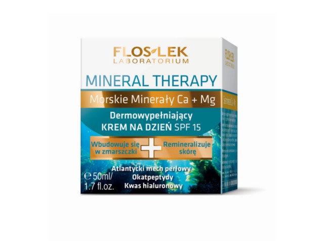 Flos-Lek Mineral Therapy Krem na dzień SPF 15 interakcje ulotka krem  50 ml