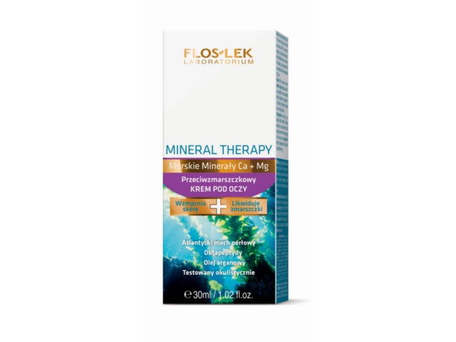 Flos-Lek Mineral Therapy Krem przeciwzmarszczkowy pod oczy interakcje ulotka krem - 30 ml