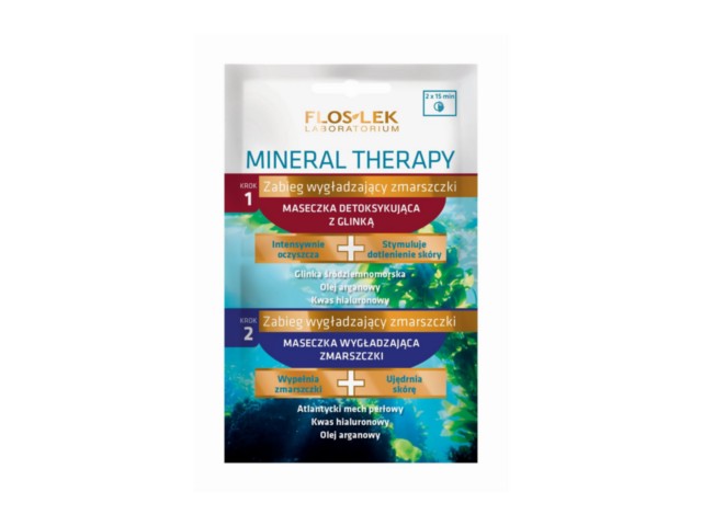 Flos-Lek Mineral Therapy Zabieg wygładzający zmarszczki interakcje ulotka maseczka  10 ml