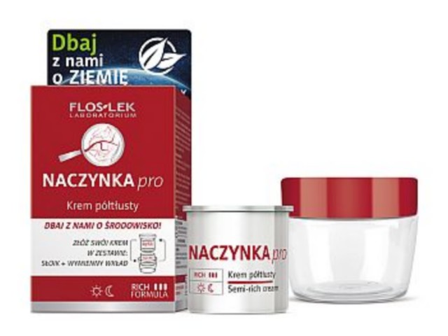 Flos-Lek Naczynka Pro Krem półtłusty Eco zestaw interakcje ulotka krem  50 ml