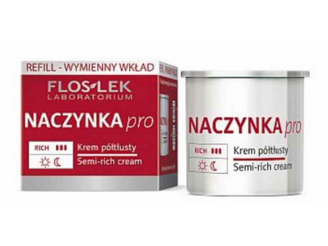 Flos-Lek Naczynka Pro Krem półtłusty refill interakcje ulotka   50 ml | (wkład)