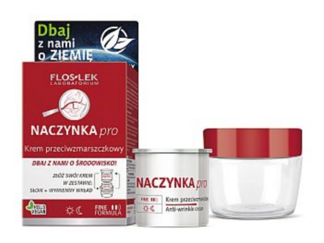 Flos-Lek Naczynka Pro Krem przeciwzmarszczkowy Eco zestaw interakcje ulotka krem  50 ml