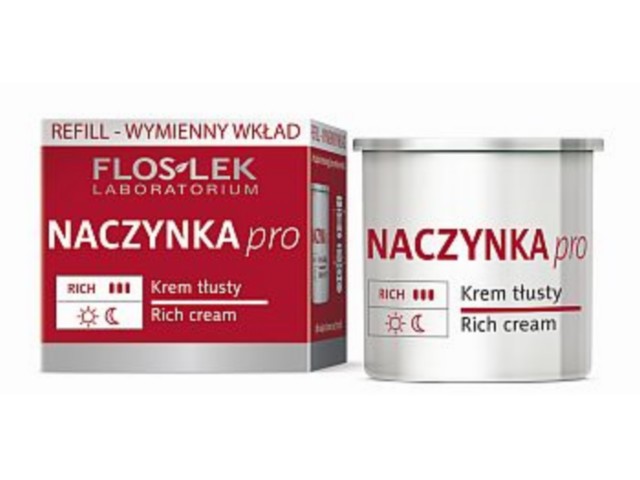 Flos-Lek Naczynka Pro Krem tłusty refill interakcje ulotka krem - 50 ml (wkład)