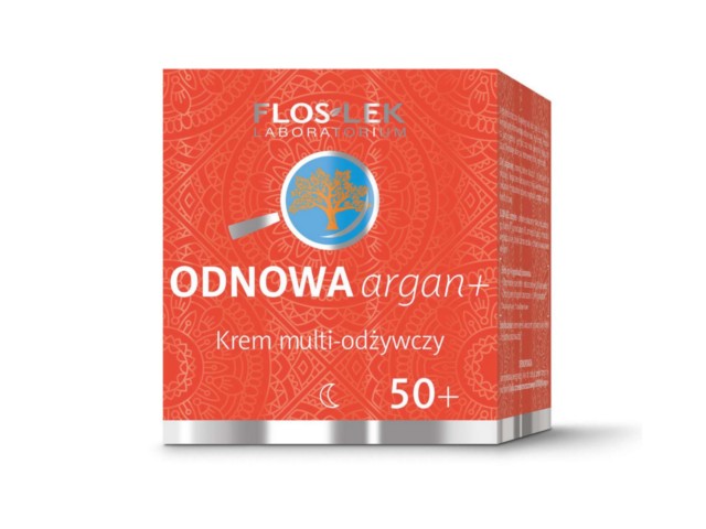 Flos-Lek Odnowa Argan+ Krem multi-odżywczy interakcje ulotka   50 ml