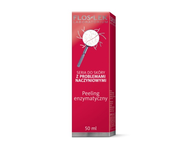 Flos-Lek Peeling enzymatyczny do skóry z problemami naczynkowymi interakcje ulotka peeling - 50 ml