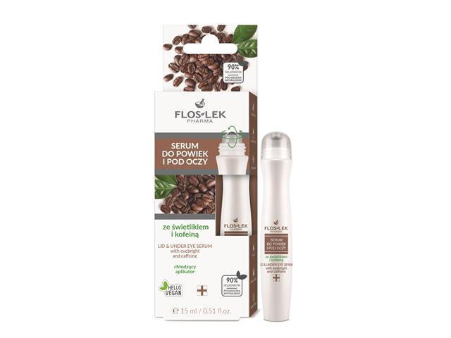 Flos-Lek Pharma Serum do powiek i pod oczy ze świetlikiem, kofeiną interakcje ulotka serum  15 ml